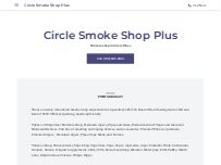 Website Screenshot Circle Smoke Shop Plus