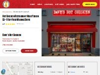 Website Screenshot Dave's Hot Chicken