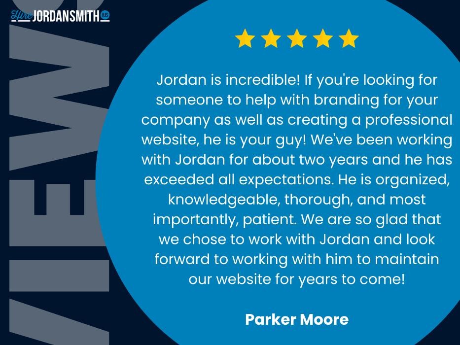 Images Hire Jordan Smith - Tulsa Web Designer / Developer