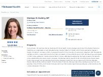 Website Screenshot Marissa D. Guidry, NP