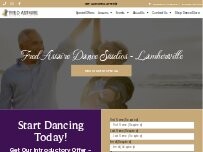 Website Screenshot Fred Astaire Dance Studios