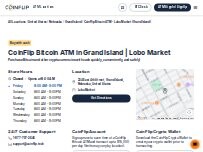 Website Screenshot CoinFlip Bitcoin ATM - Lobo Market (Grand Island)