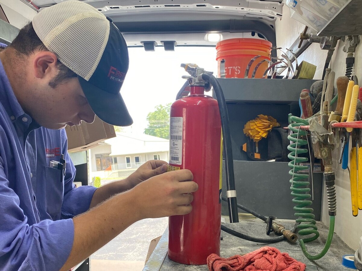 Images First Line Fire Extinguisher - Princeton, IN