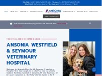 Website Screenshot Ansonia Westfield Veterinary Hospital