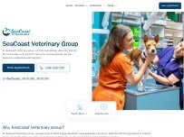 Website Screenshot SeaCoast Veterinary Group