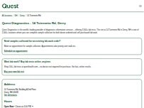 Website Screenshot Quest Diagnostics