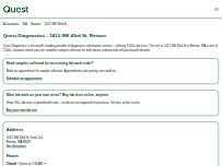 Website Screenshot Quest Diagnostics