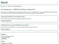 Website Screenshot Quest Diagnostics