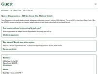 Website Screenshot Quest Diagnostics