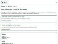 Website Screenshot Quest Diagnostics