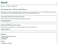 Website Screenshot Quest Diagnostics