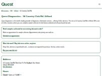 Website Screenshot Quest Diagnostics