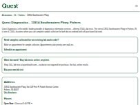 Website Screenshot Quest Diagnostics