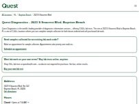Website Screenshot Quest Diagnostics