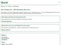 Website Screenshot Quest Diagnostics