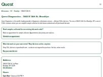 Website Screenshot Quest Diagnostics