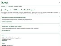 Website Screenshot Quest Diagnostics