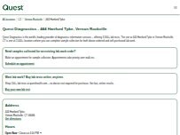 Website Screenshot Quest Diagnostics