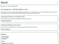 Website Screenshot Quest Diagnostics