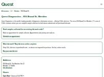 Website Screenshot Quest Diagnostics