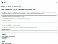 Website Screenshot Quest Diagnostics