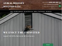 Website Screenshot Animal Wildlife Solutions LLC