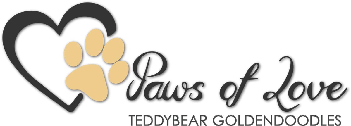 Paws of Love Goldendoodles Logo