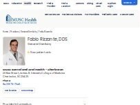 Website Screenshot Fabio Rizzante, DDS