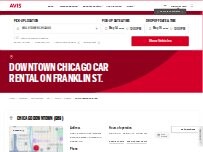Website Screenshot Avis Car Rental