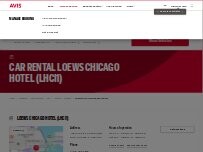 Website Screenshot Avis Car Rental
