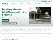 Website Screenshot Avera Comprehensive Weight Management — 41st & Holbrook