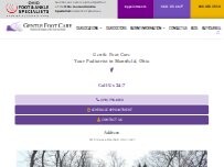 Website Screenshot Gentle Foot Care