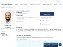 Website Screenshot Jason Petitjean, MD