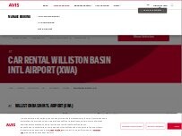 Website Screenshot Avis Car Rental