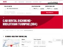 Website Avis Car Rental