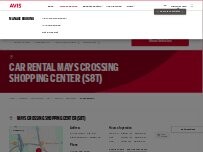 Website Screenshot Avis Car Rental