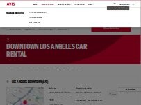 Website Screenshot Avis Car Rental