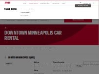 Website Screenshot Avis Car Rental