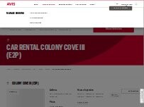Website Screenshot Avis Car Rental