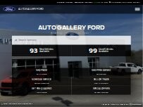 Website Screenshot Auto Gallery Ford