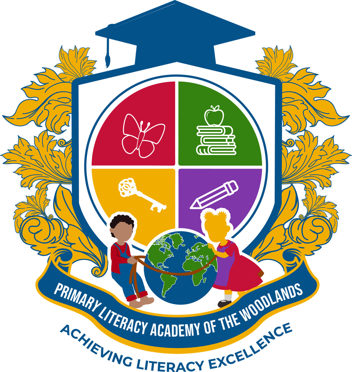Primary Literacy Academy of The Woodlands Logo
