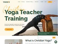 Website Screenshot Yoga Faith