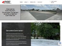 Website Screenshot Platinum Concrete And Construction LLC