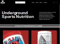 Website Screenshot Underground Sports Nutrition