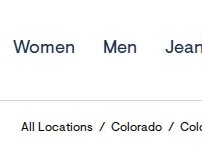 Website Screenshot Aéropostale