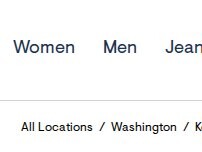 Website Screenshot Aéropostale