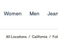 Website Screenshot Aéropostale