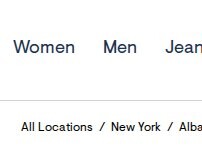 Website Screenshot Aéropostale