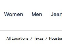 Website Screenshot Aéropostale