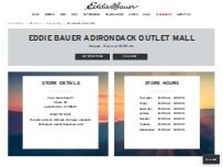 Website Screenshot Eddie Bauer Outlet